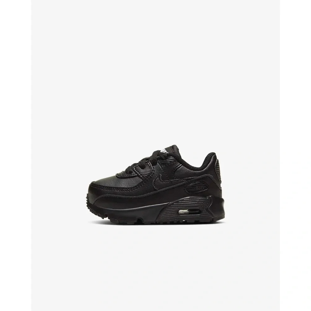 New Nike Air Max 90 LTR in Black Baby/Toddler Size 5C